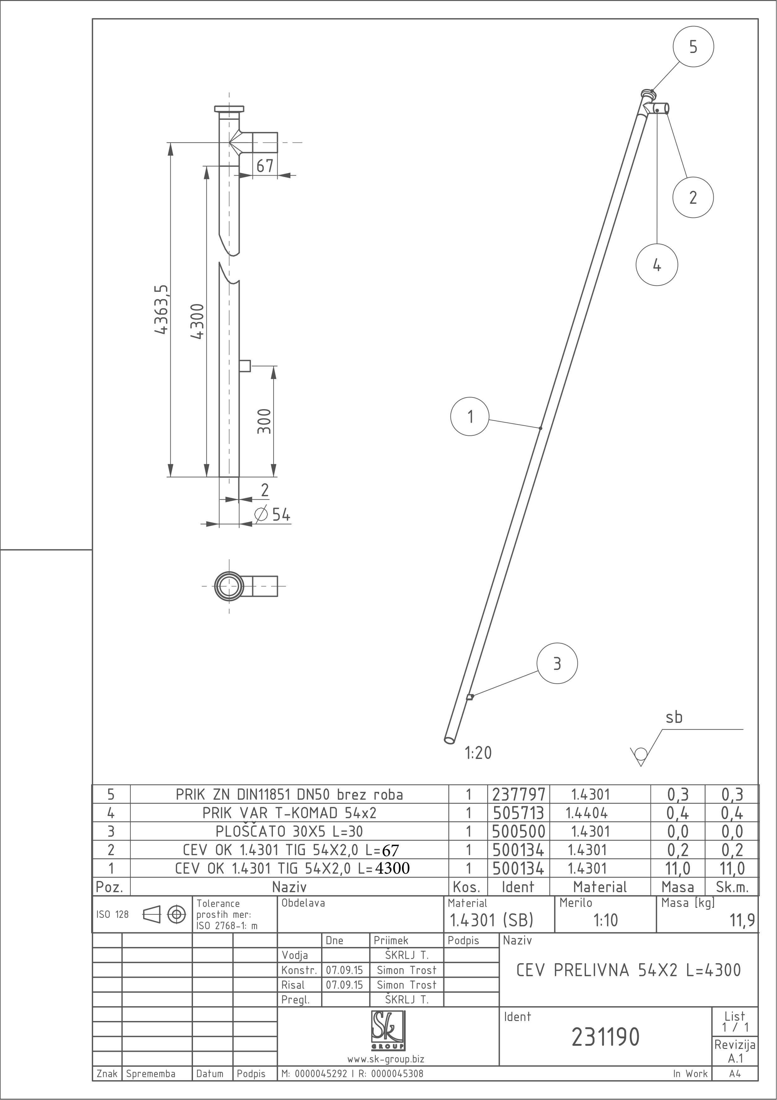 Hot water tank with double jacket