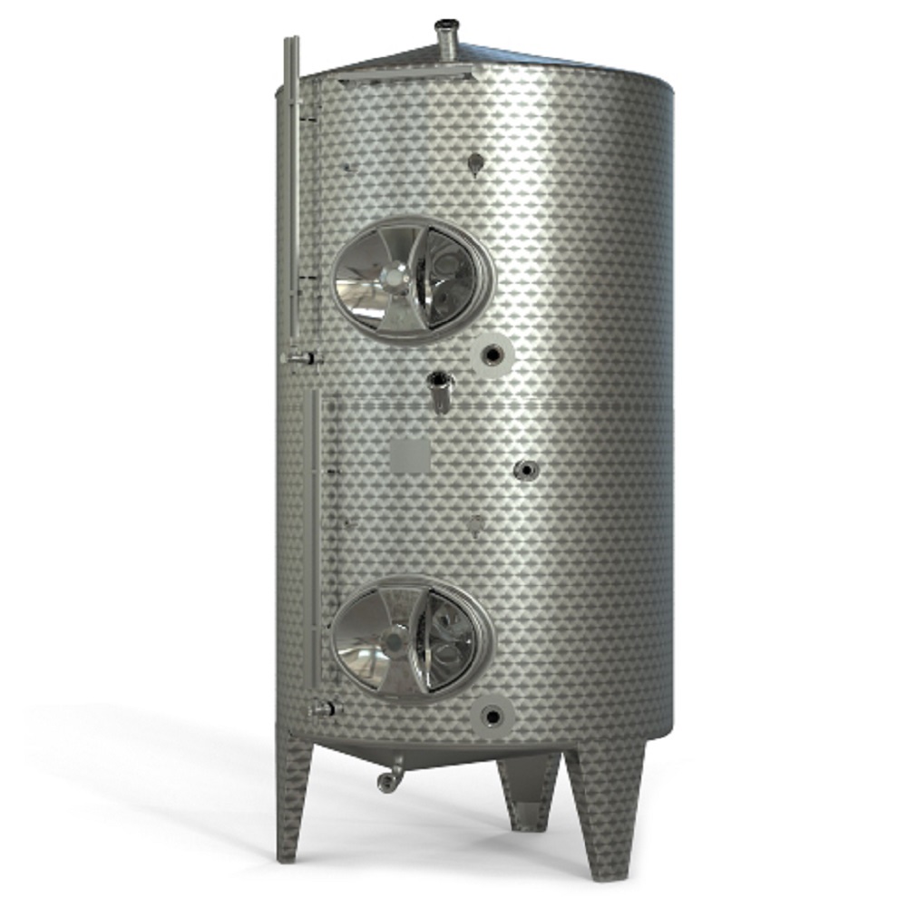 Storage tank with intermediate bottom