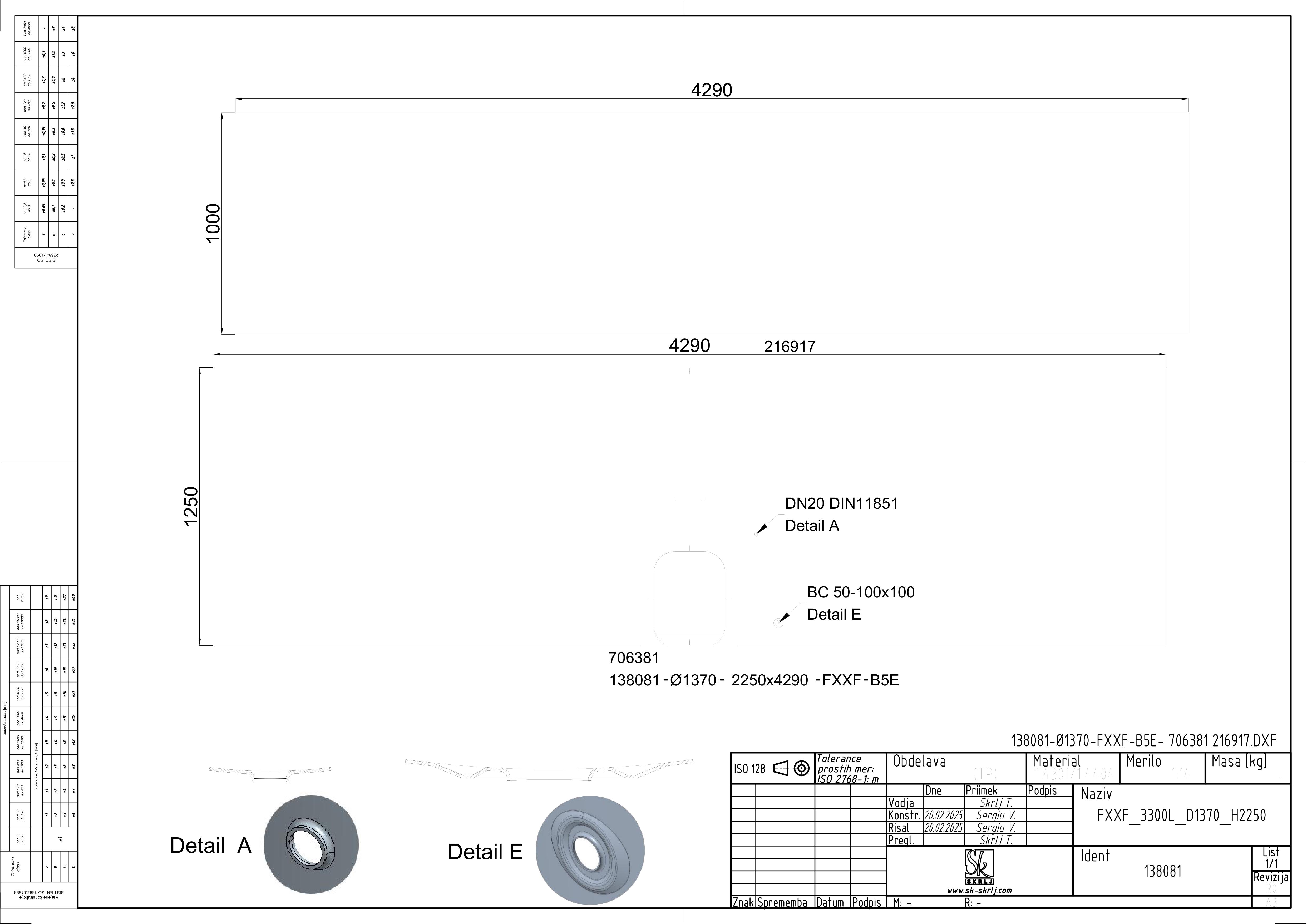 Storage tank with floating lid