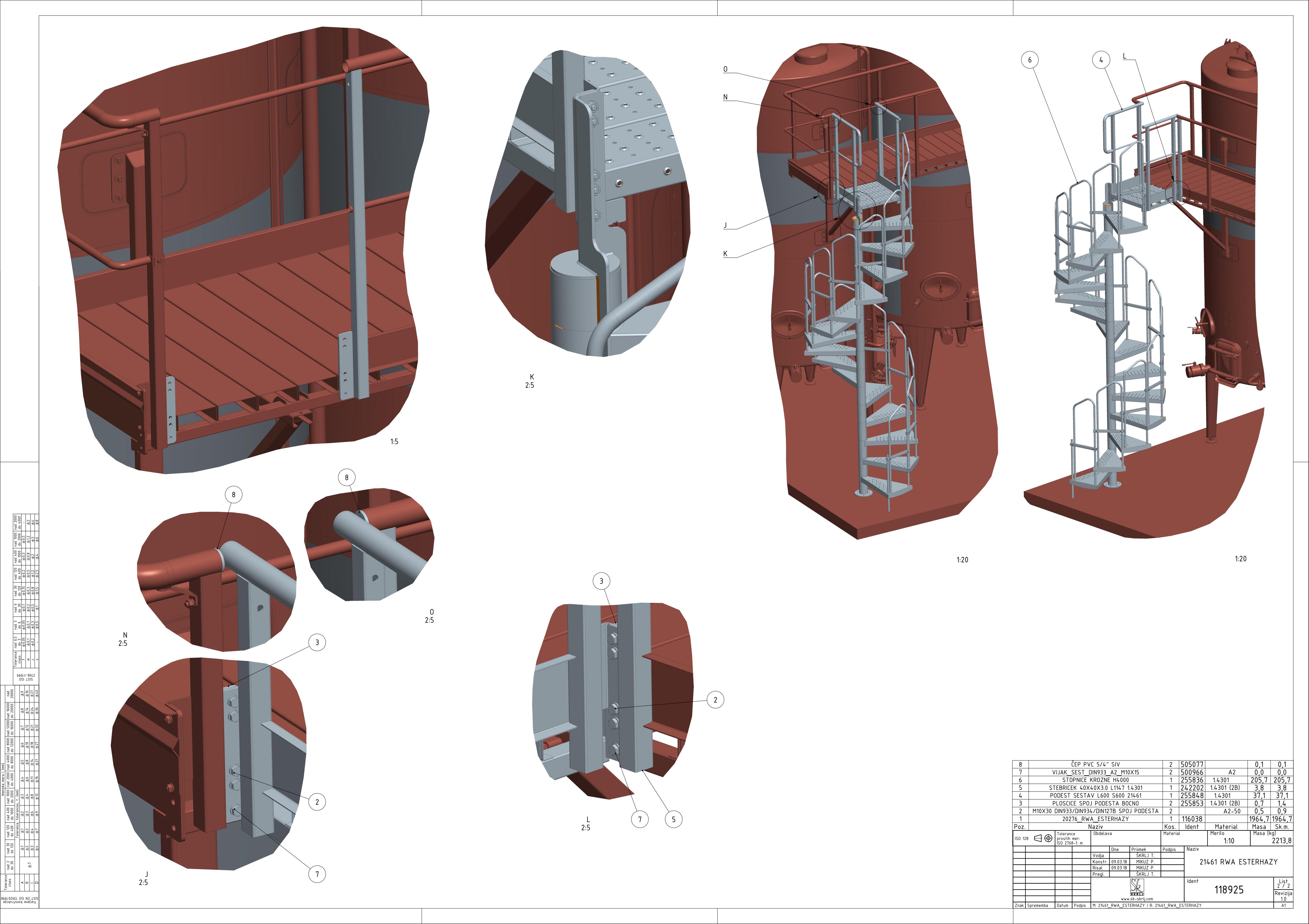 Spiral staircases