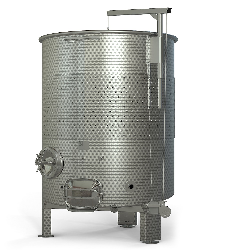 Variable capacity red wine tank