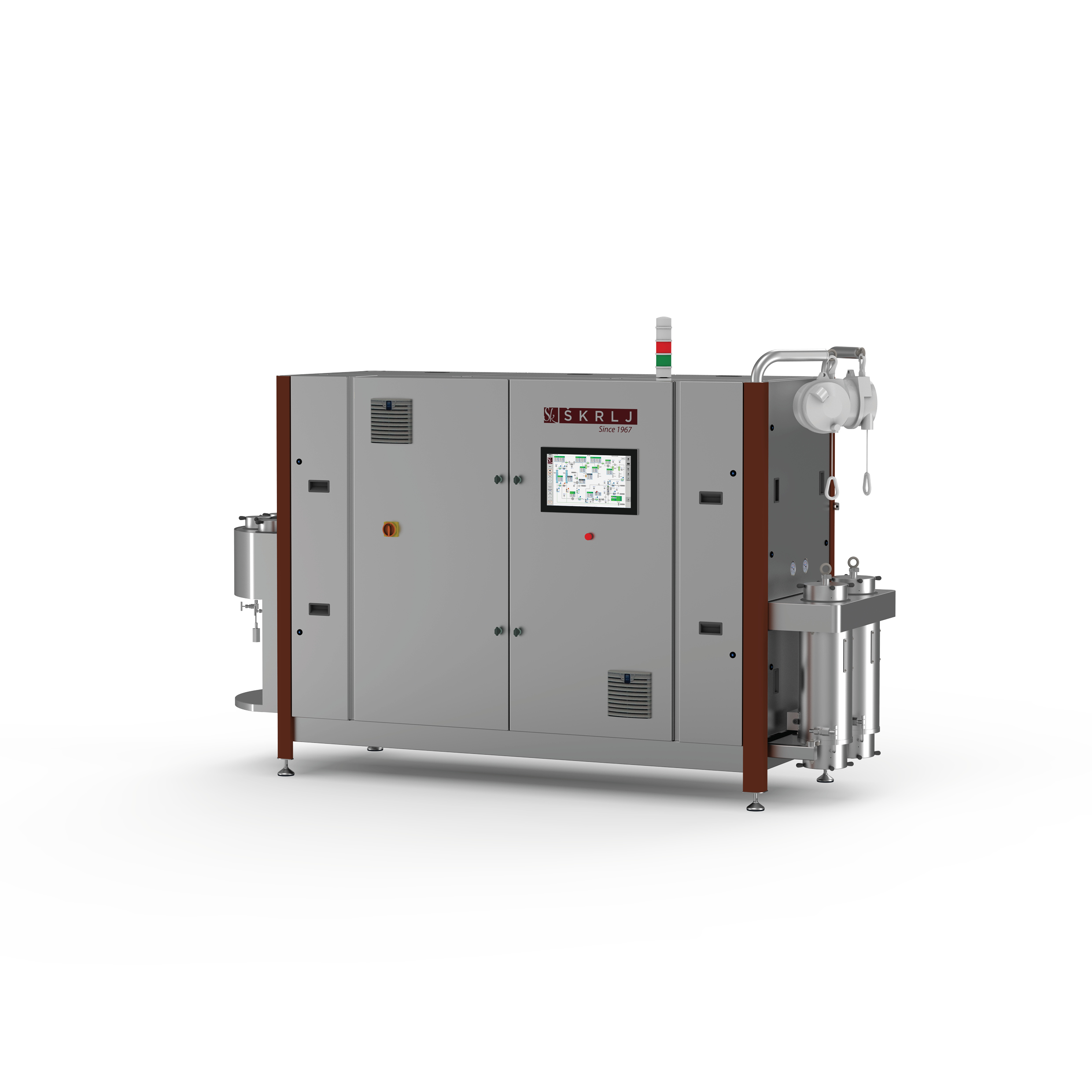 The MoSES 1.5.2 and 1.10.2 Pilot Series extractors are fully automated modular systems designed to perform CO2 extractions under subcritical or supercritical conditions, at pressures ranging from 1 to 350 bar and temperatures up to 100 °C, at a functional CO2 flow rate up to 40 kg/h.