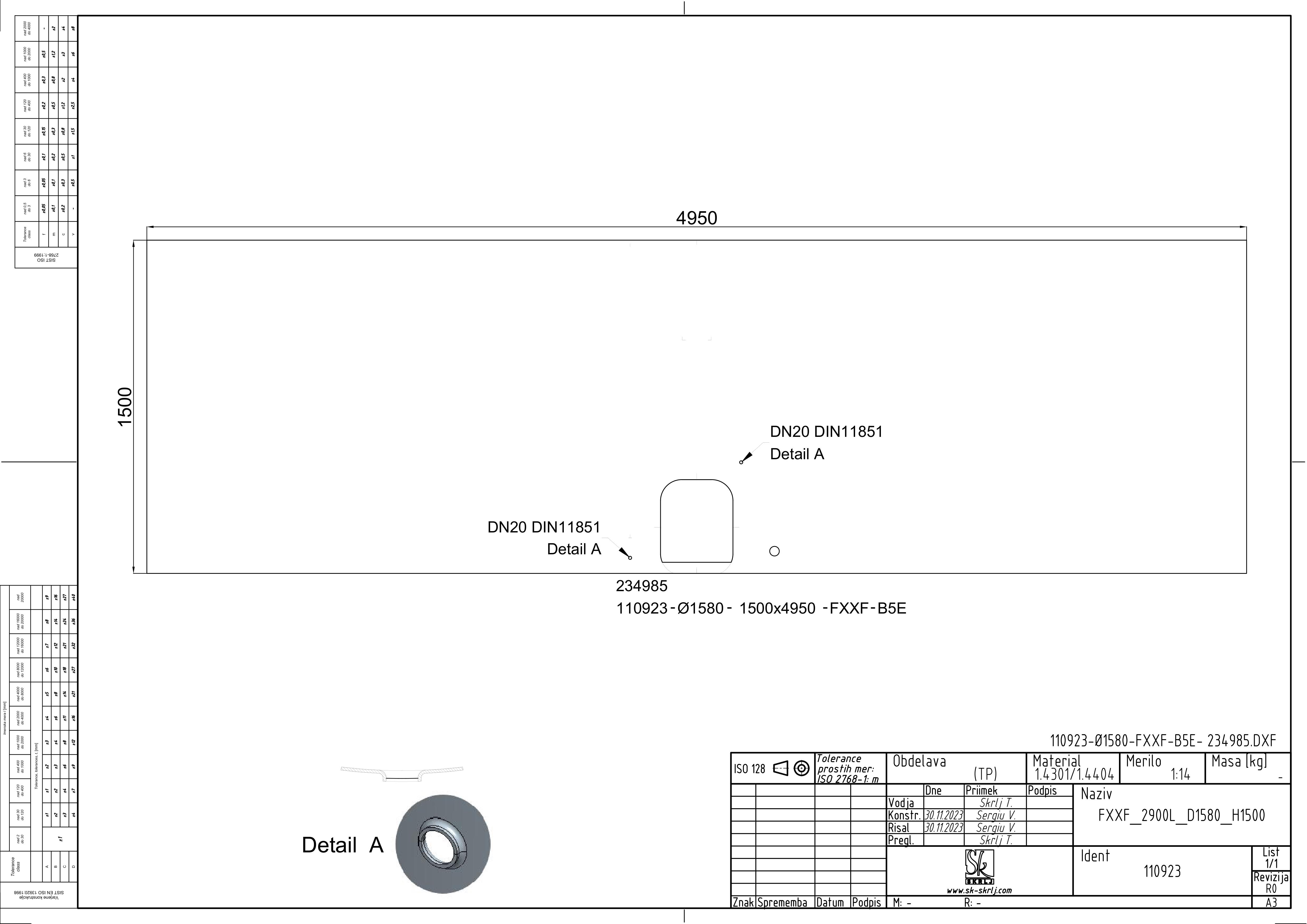 Storage tank with floating lid