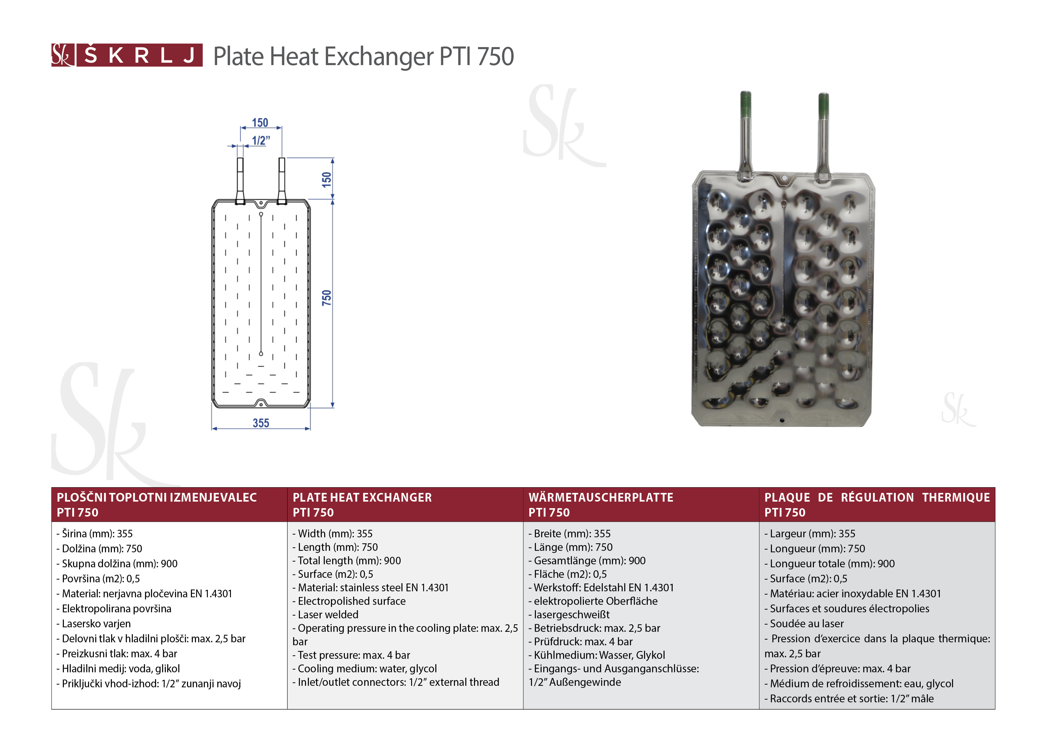PTI, Plate heat exchanger