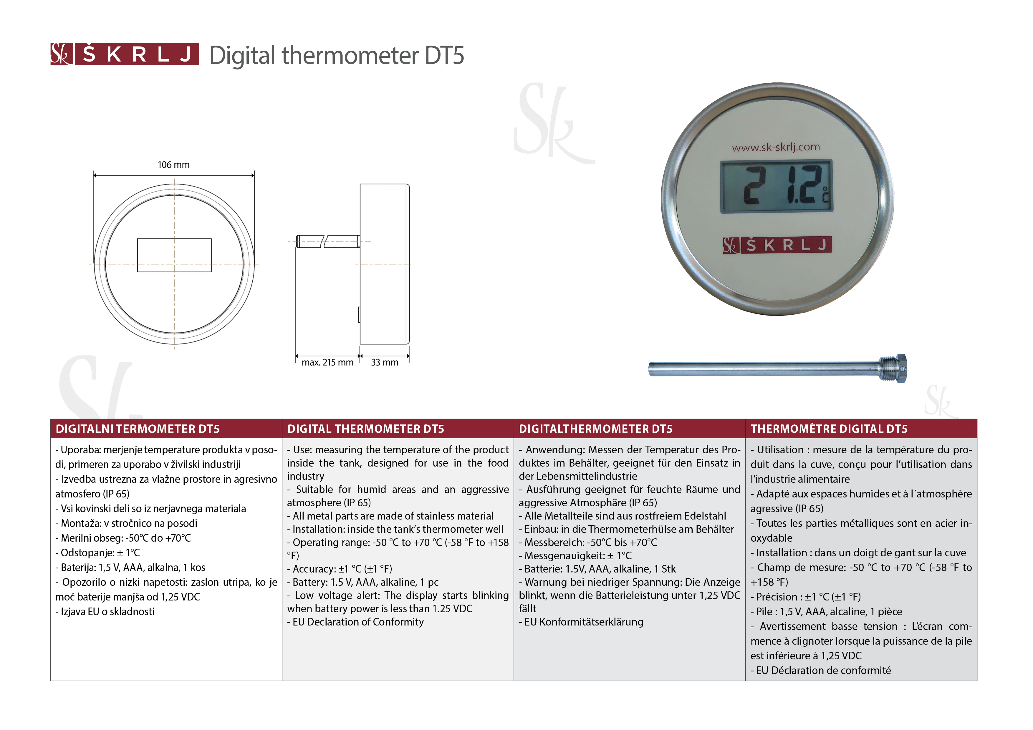 Regolazione della temperatura
