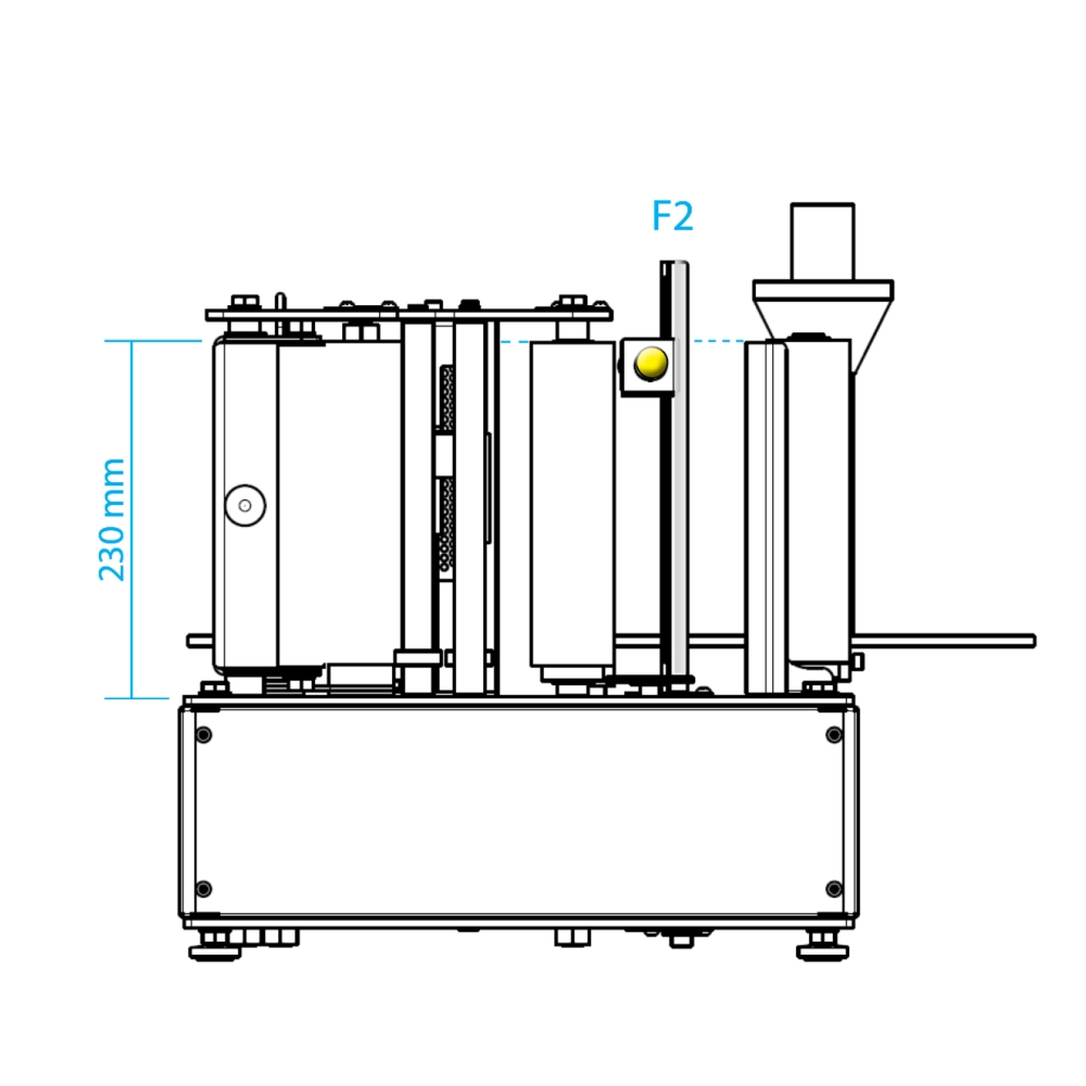 E03 Semiautomatic Labeling Machine