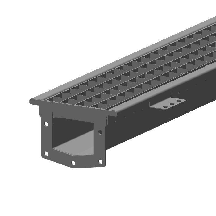 KS, drainage chanell, box type with grating