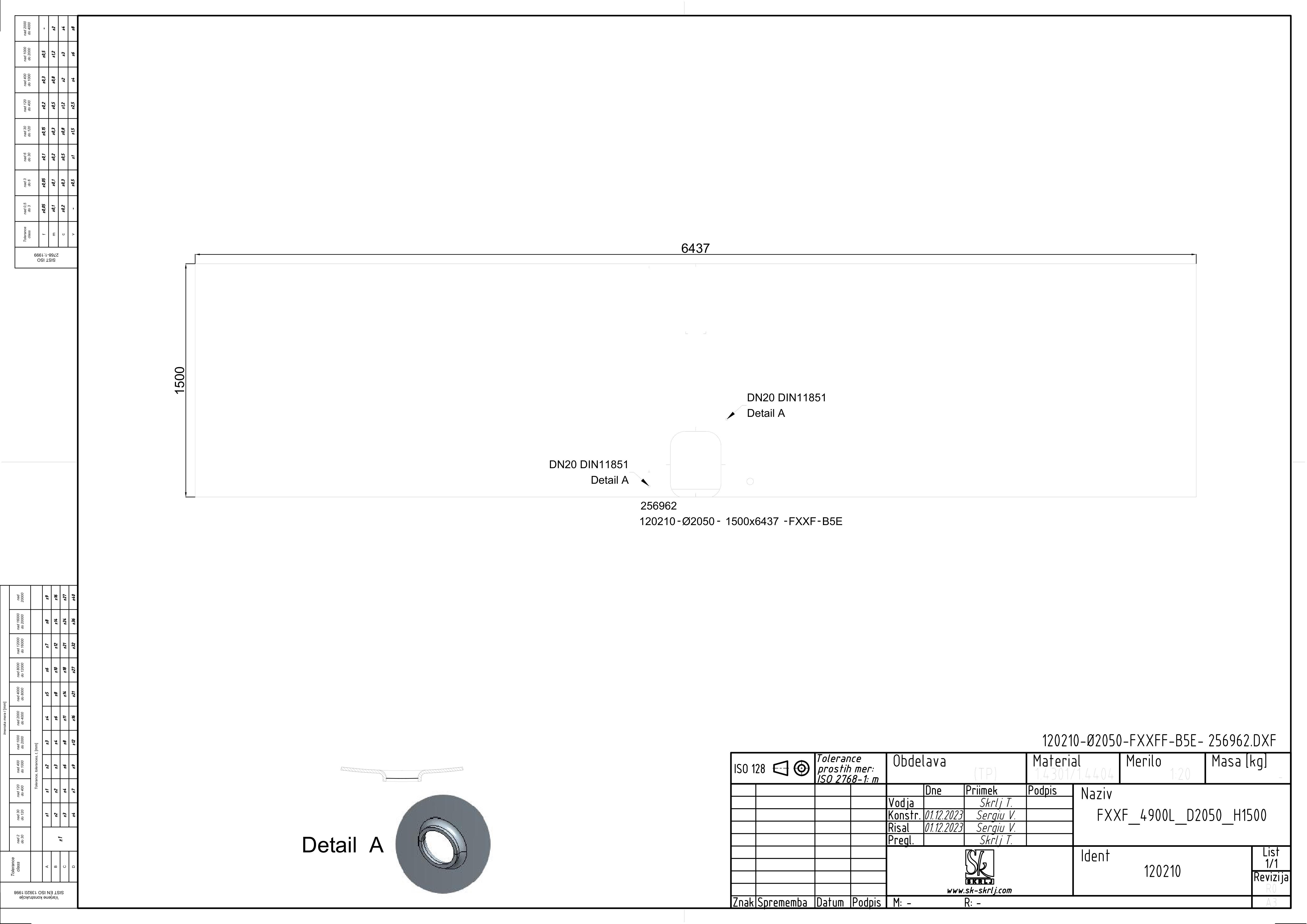Storage tank with floating lid