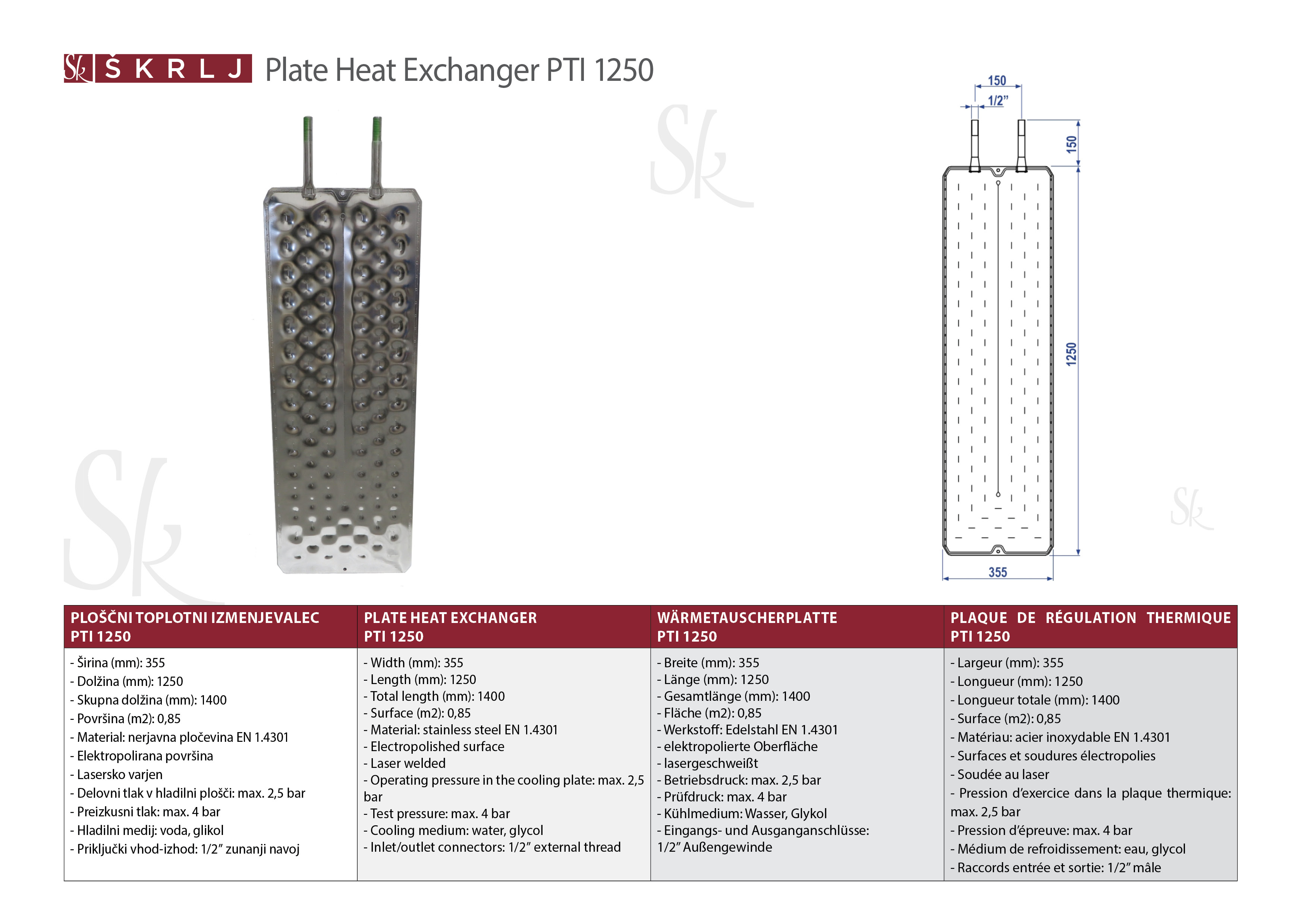 PTI, Plate heat exchanger