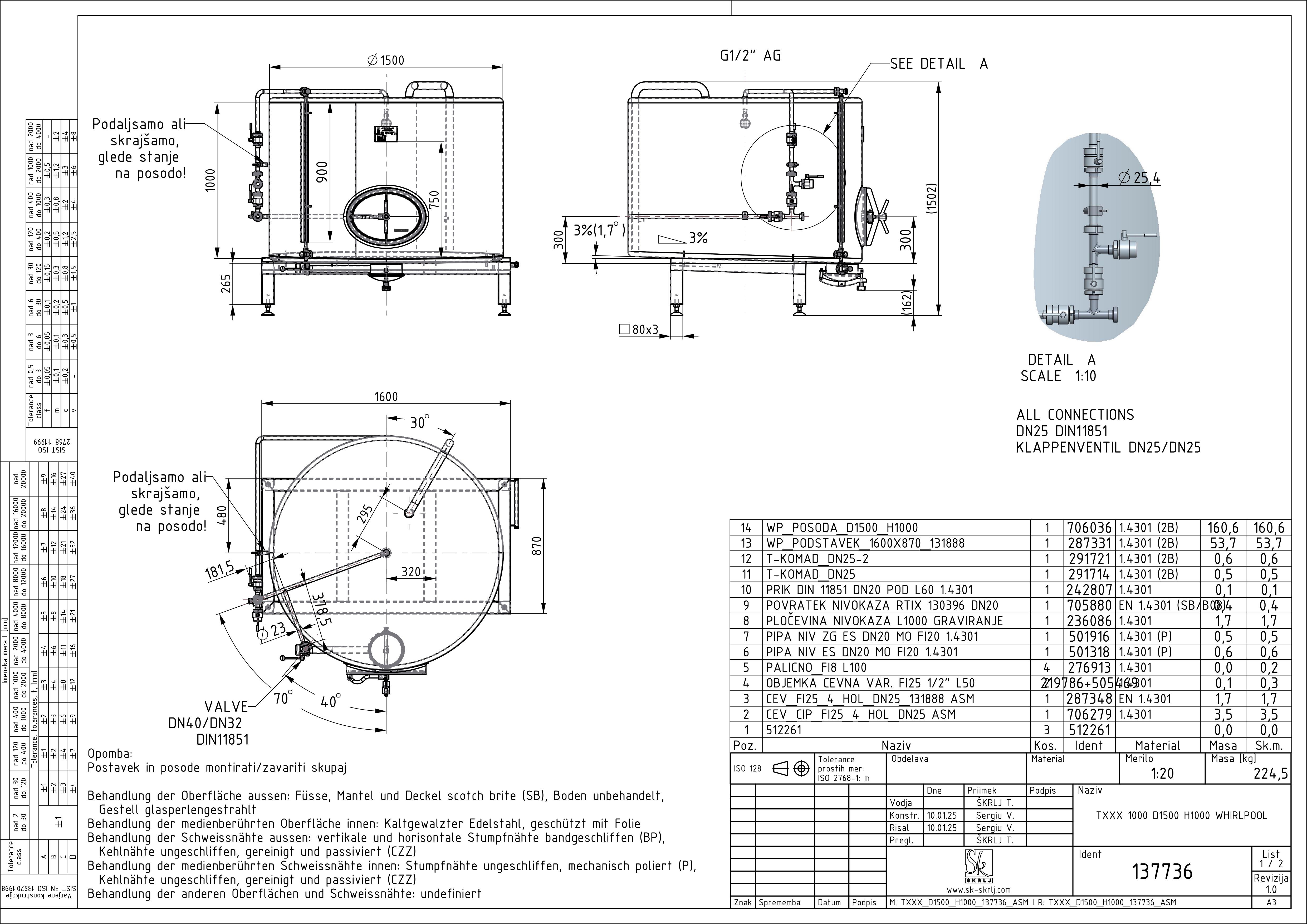 Process vessel