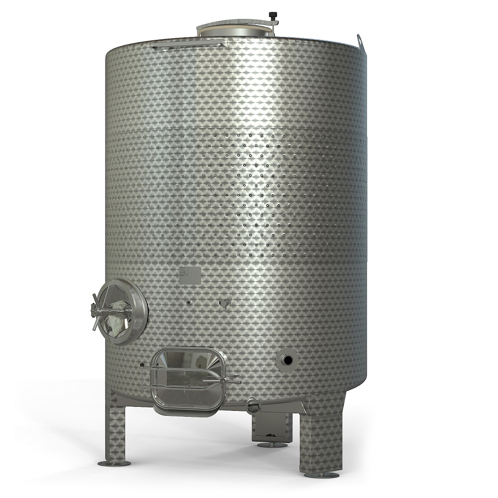 Fixed capacity red wine tank