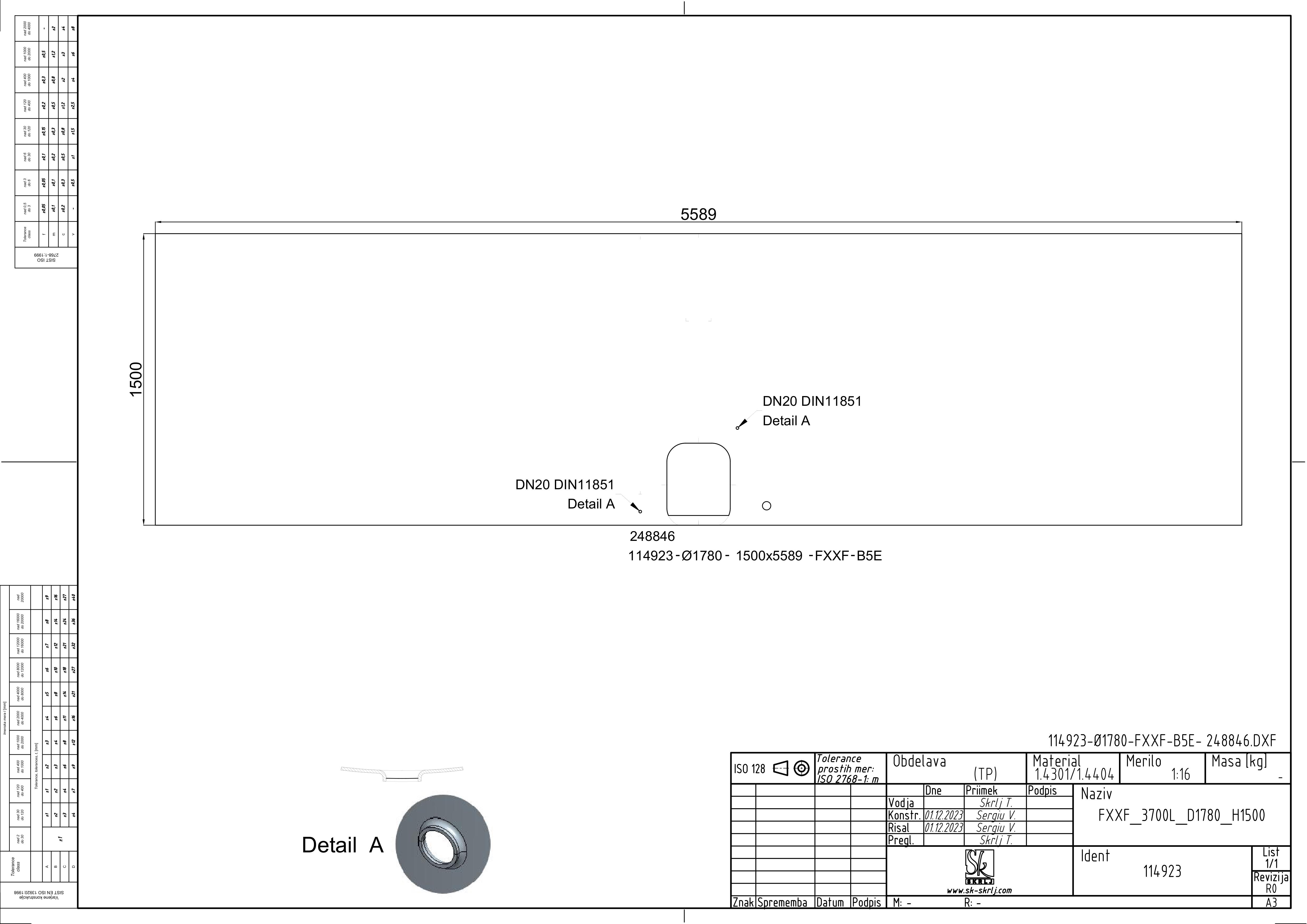 Storage tank with floating lid