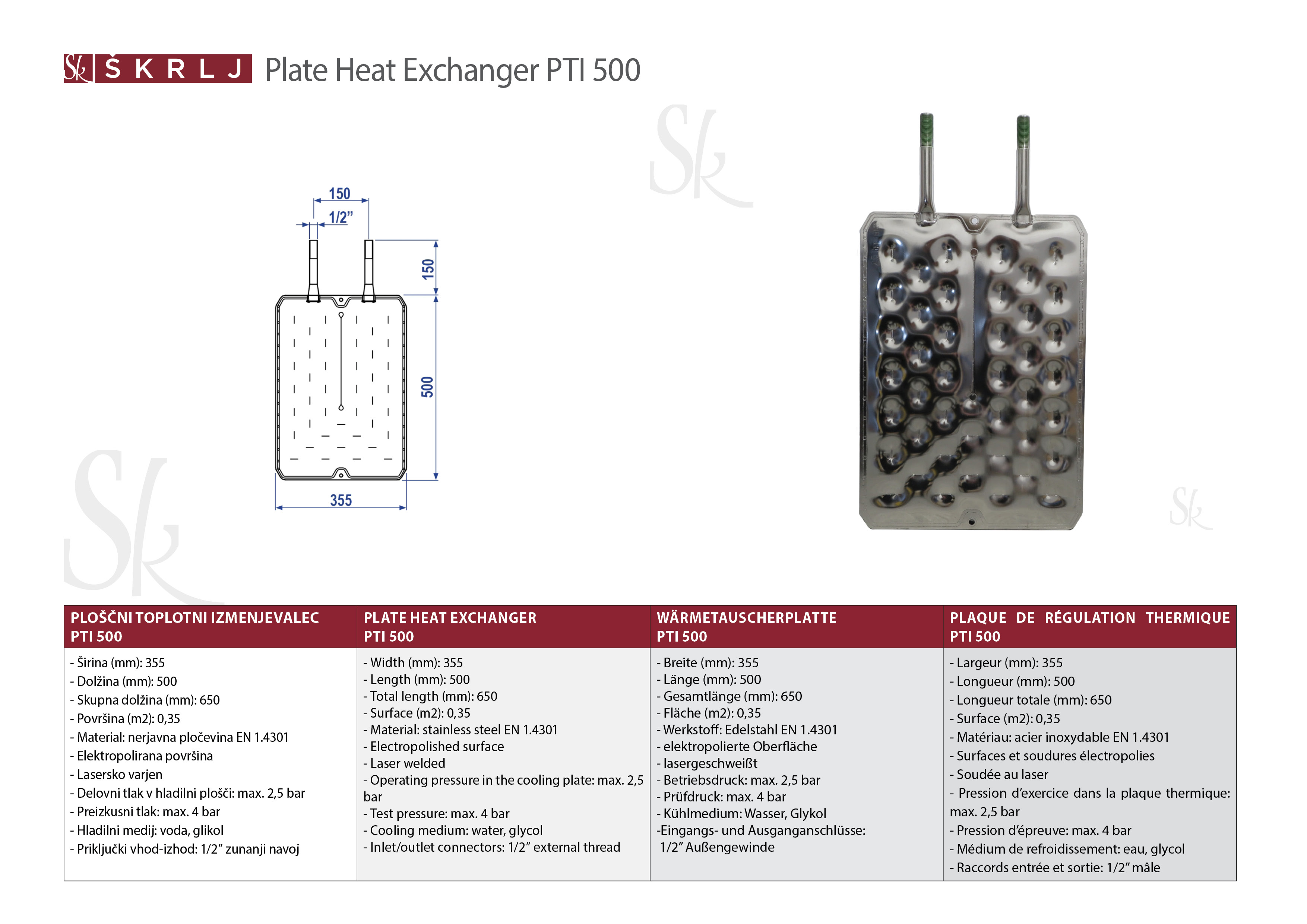 PTI, Plate heat exchanger
