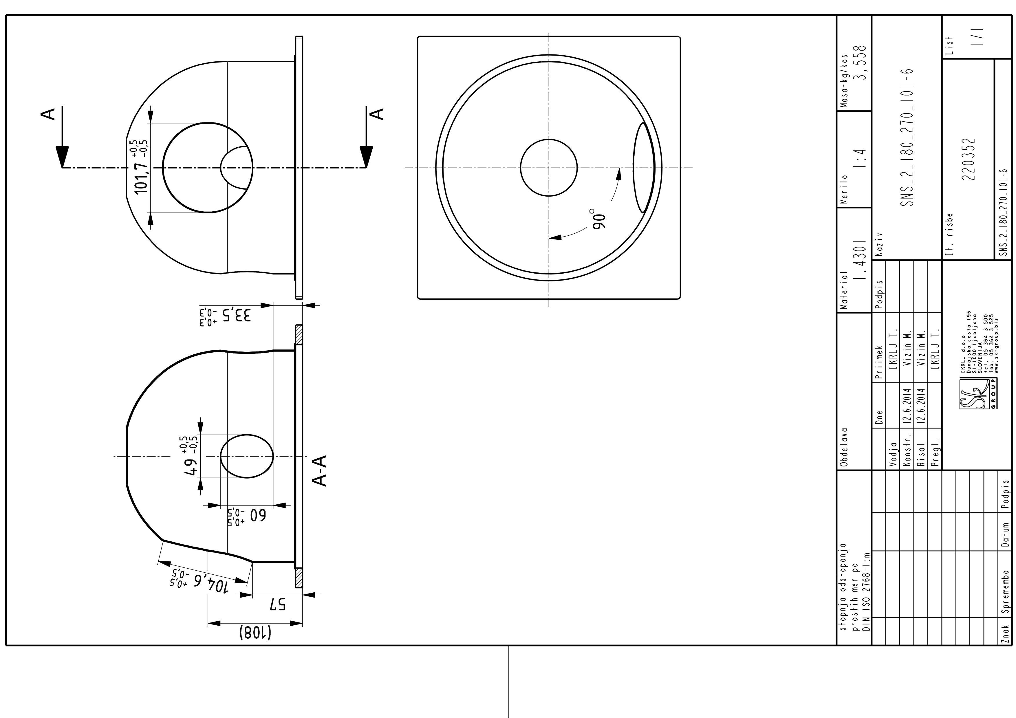 SN, low gully, 197mm