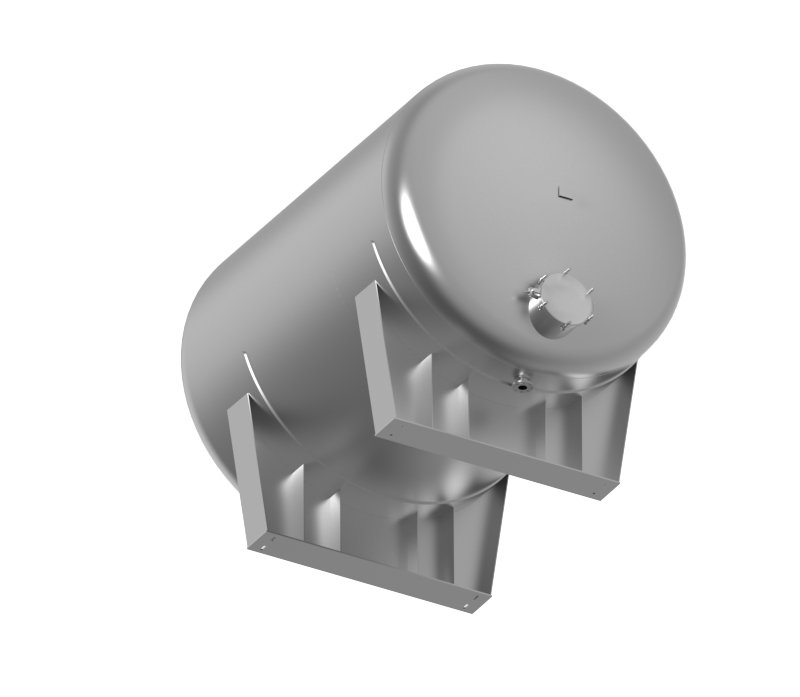 Horizontal vessel