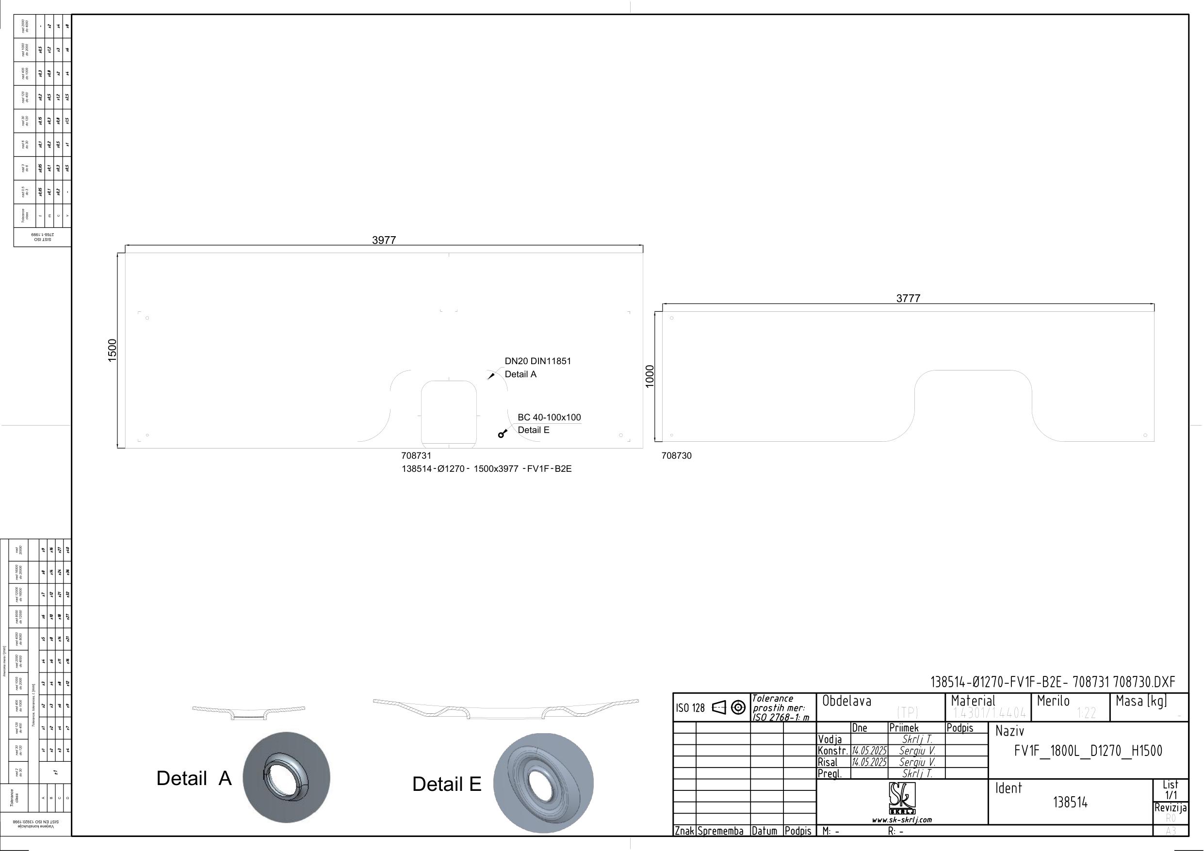 Storage tank with floating lid and double jacket