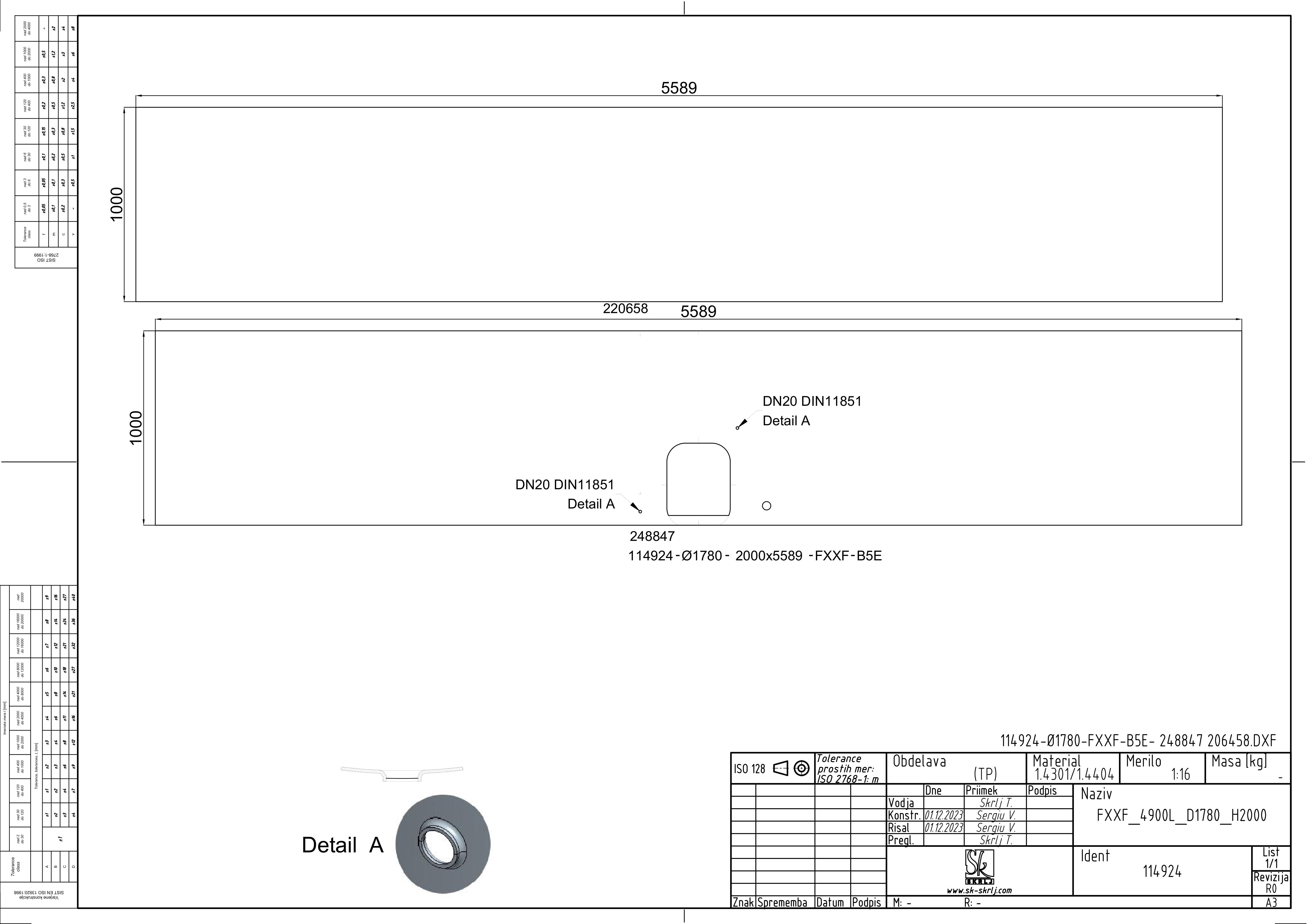 Storage tank with floating lid