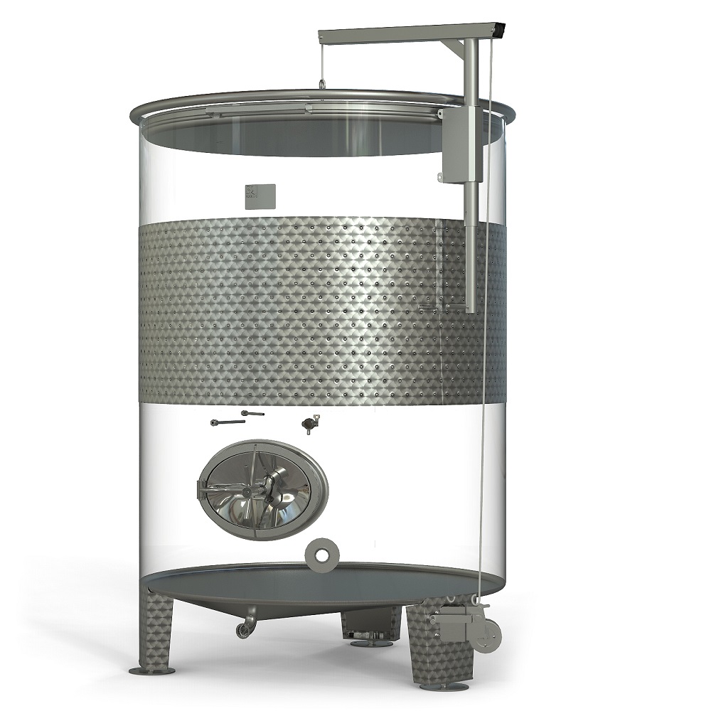 Variable capacity white wine tank