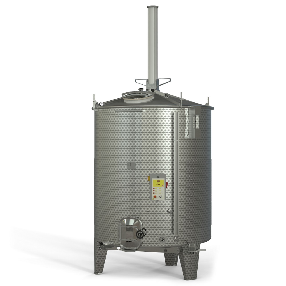 Open punch-down fermenter