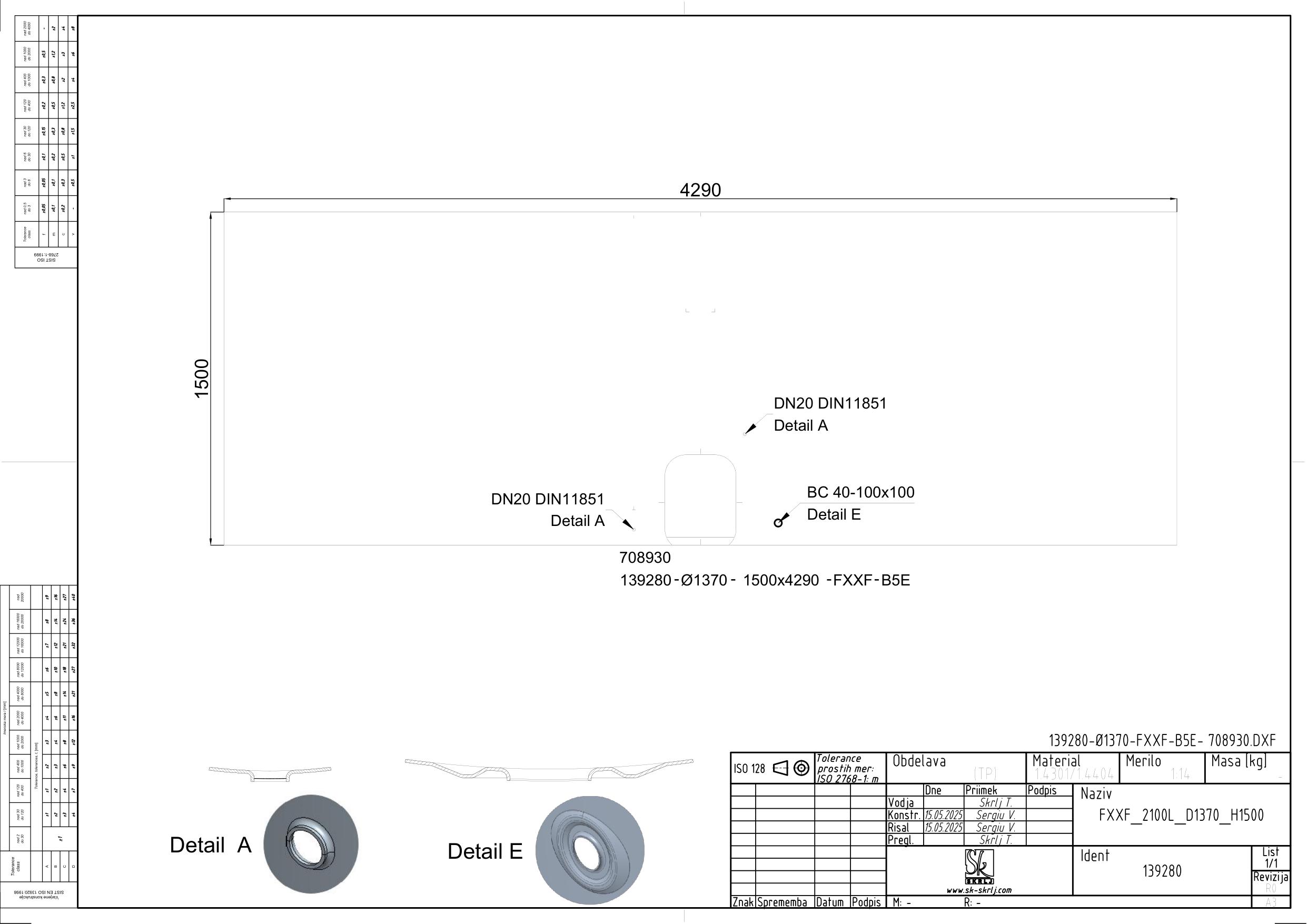 Storage tank with floating lid