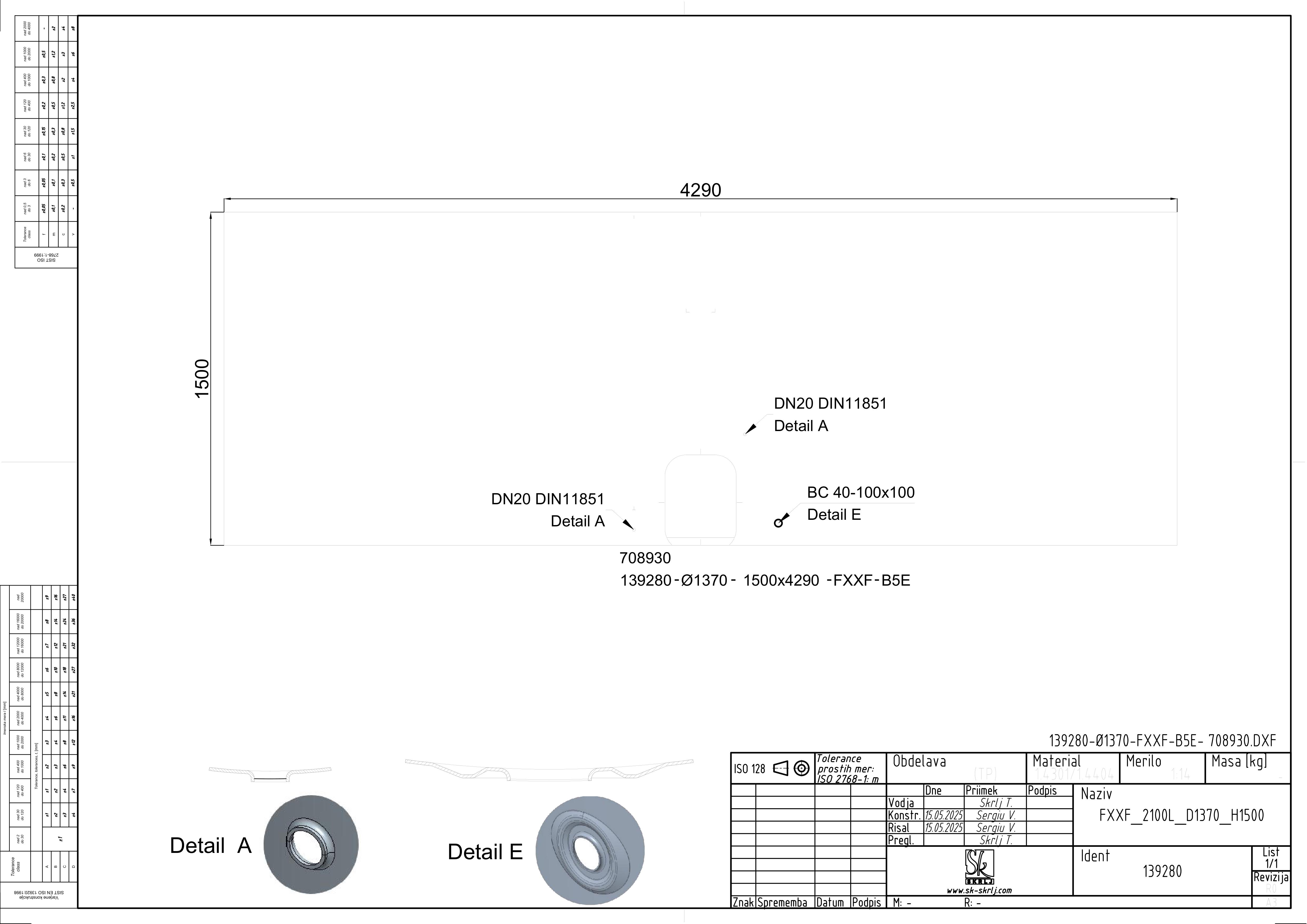 Storage tank with floating lid