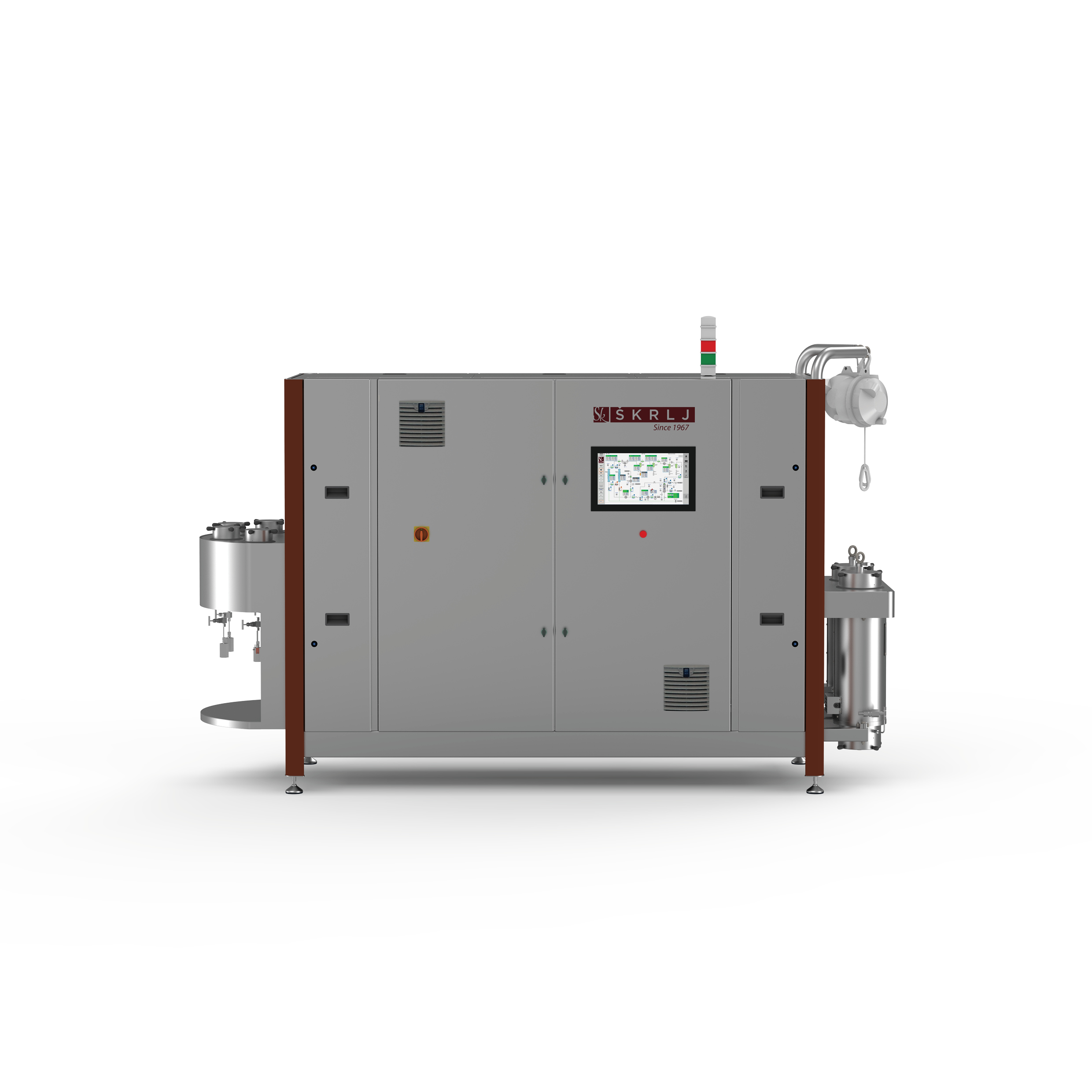 The MoSES 1.5.2 and 1.10.2 Pilot Series extractors are fully automated modular systems designed to perform CO2 extractions under subcritical or supercritical conditions, at pressures ranging from 1 to 350 bar and temperatures up to 100 °C, at a functional CO2 flow rate up to 40 kg/h.