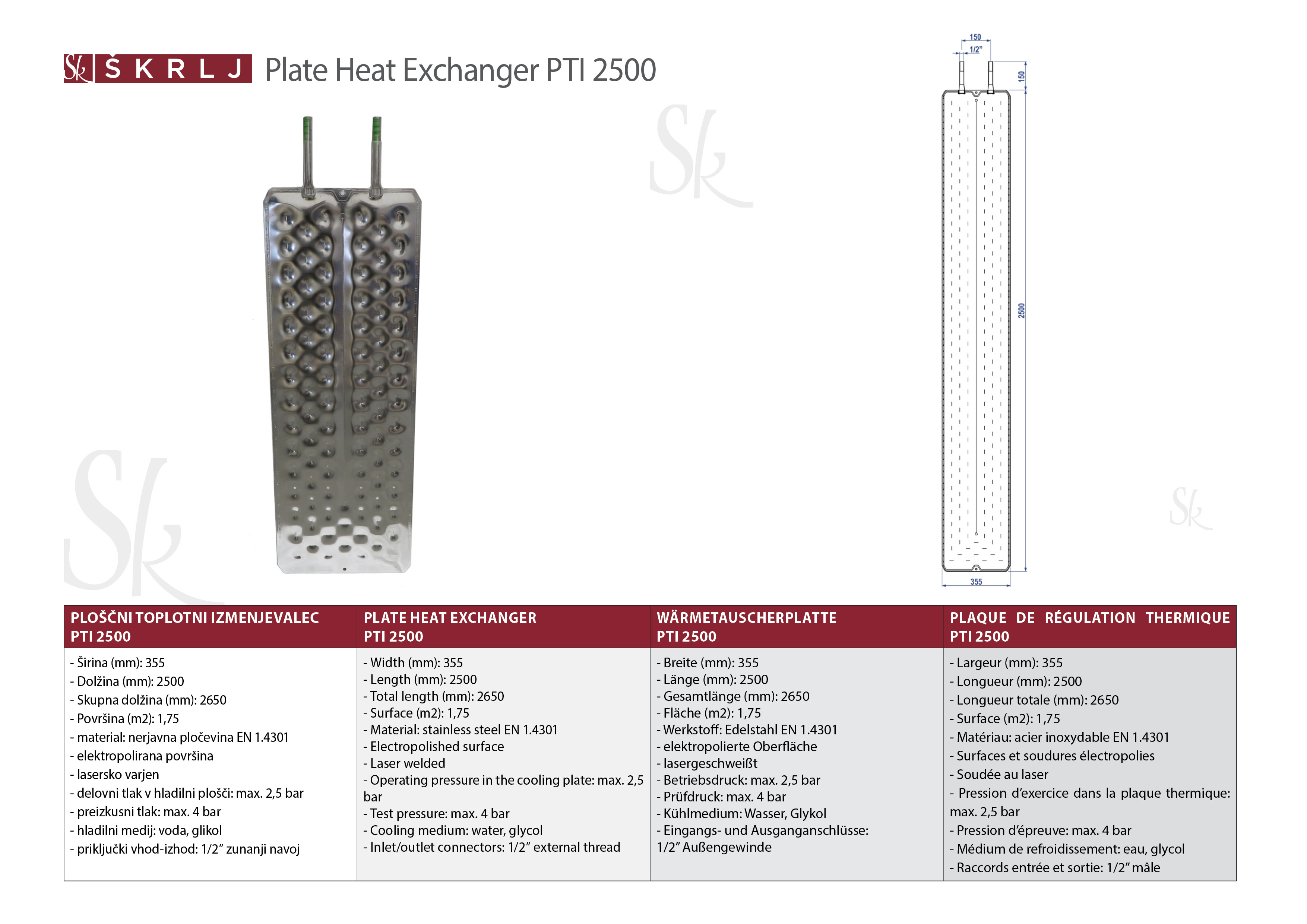 PTI, Plate heat exchanger