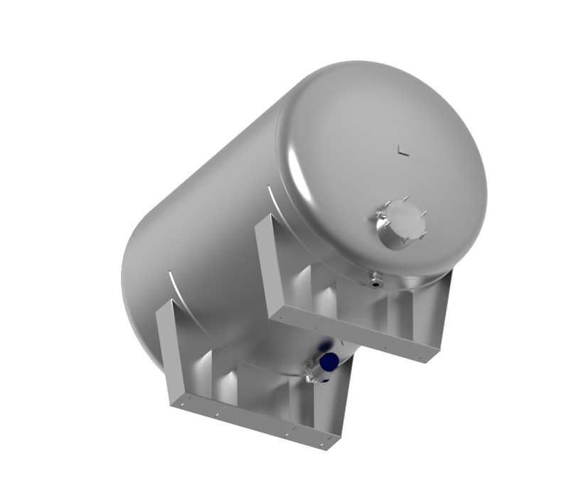 Horizontal vessel