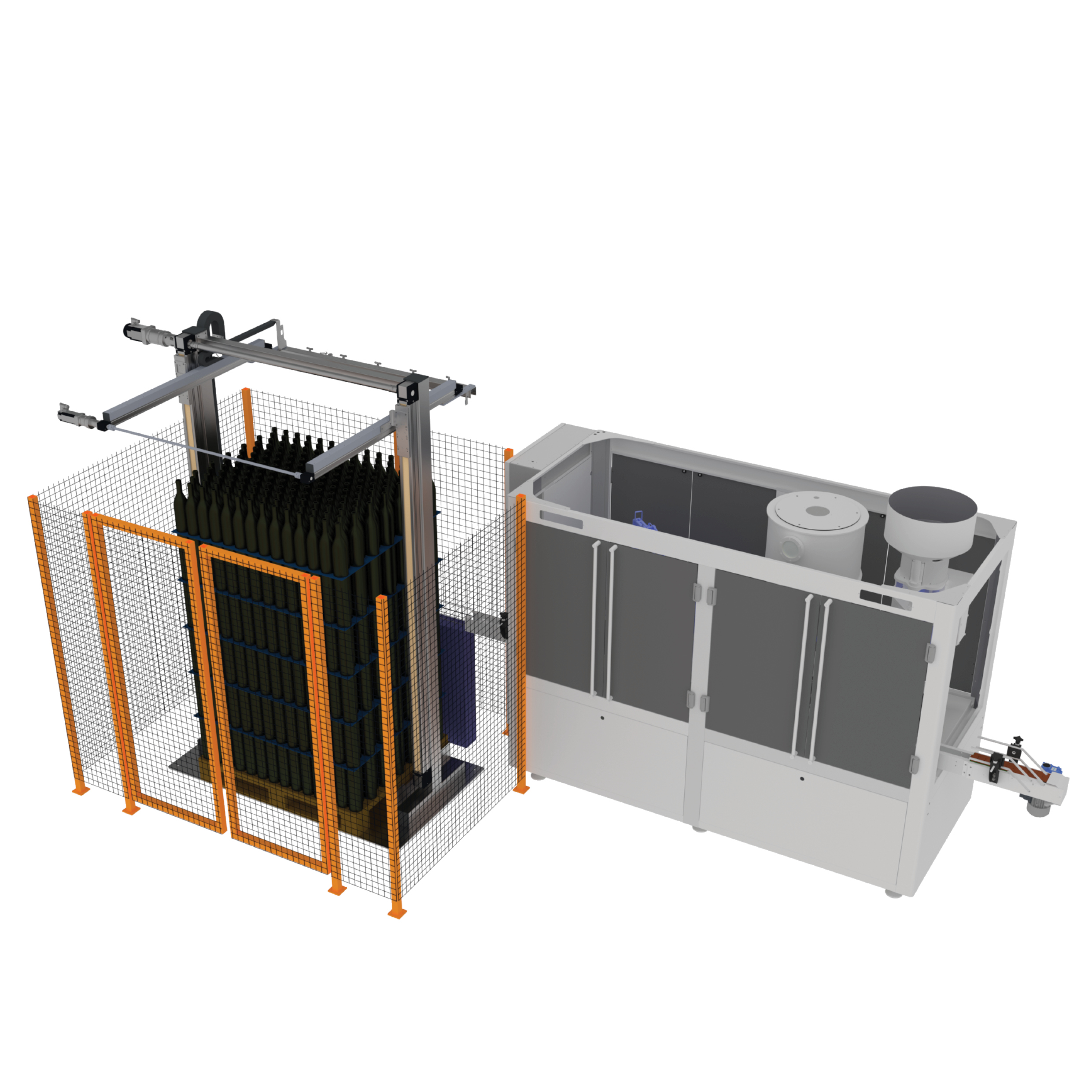 Depalettizzatore automatico compatto